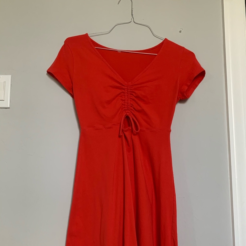 Red dress